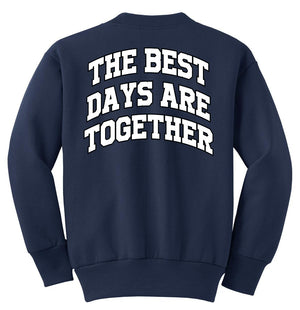 My Little SonShine Crewneck Navy back view
