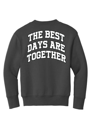 My Little SonShine Crewneck Charcoal back view