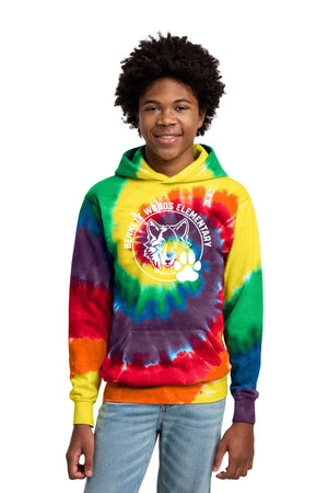 Bennett Woods Spirit Wear Fall 2026 Hoodie Rainbow front view