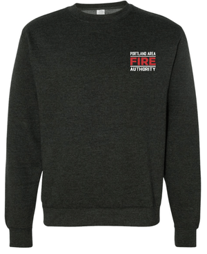 Custom Printed Apparel | Portland Area Fire Authority Fall 2025 - Adult Crewneck Sweatshirt (Navy/Charcoal) - Portland Area Fire Authority Fall 2025 - 18213