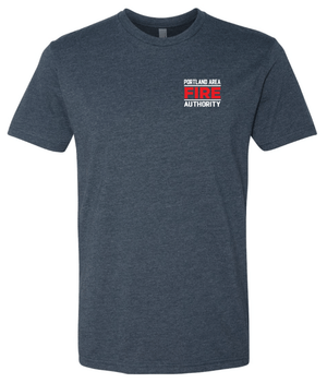 Custom Printed Apparel | Portland Area Fire Authority Fall 2025 - Adult T-Shirts (Charcoal/Navy) - Portland Area Fire Authority Fall 2025 - 18213