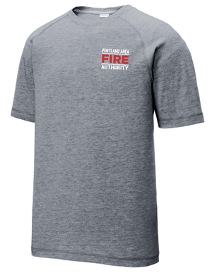 Custom Printed Apparel | Portland Area Fire Authority Fall 2025 - Navy Heather Adult Performance T-Shirt - Portland Area Fire Authority Fall 2025 - 18213