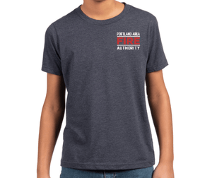 Custom Printed Apparel | Portland Area Fire Authority Fall 2025 - Navy Youth T-Shirt - Portland Area Fire Authority Fall 2025 - 18213
