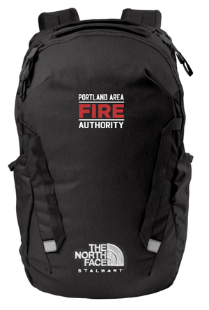 Custom Printed Apparel | Portland Area Fire Authority Fall 2025 - North Face Black Backpack - Portland Area Fire Authority Fall 2025 - 18213