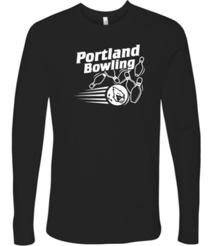Custom Apparel - Screen Printing - Portland Bowling - Unisex Long Sleeve T-Shirt - Portland Bowling - 16872