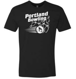 Custom Apparel - Screen Printing - Portland Bowling - Unisex T-Shirt - Portland Bowling - 16872