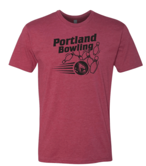 Custom Apparel - Screen Printing - Portland Bowling - Unisex T-Shirt - Portland Bowling - 16872
