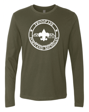 Custom Apparel - Screen Printing - Portland Boy Scouts - Adult Long Sleeve T-Shirt - Fall Portland Boy Scouts - 16577