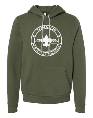 Custom Apparel - Screen Printing - Portland Boy Scouts - Adult Sponge Fleece Hoodie - Fall Portland Boy Scouts - 16577