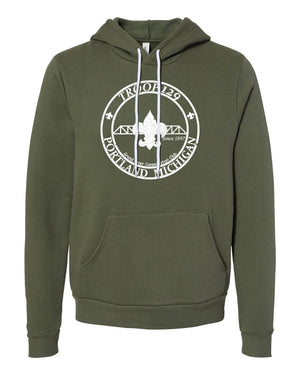 Custom Apparel - Screen Printing - Portland Boy Scouts - Green Hooded Sweatshirt - Hooded Sweatshirt - Portland Boy Scouts - 14417