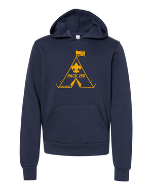 Custom Apparel - Screen Printing - Portland Boy Scouts - Navy Hooded Sweatshirt - Hooded Sweatshirt - Portland Boy Scouts - 14417