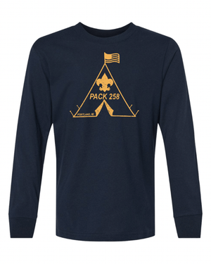 Custom Apparel - Screen Printing - Portland Boy Scouts - Youth Cotton Long Sleeve - Portland Boy Scouts - 15725