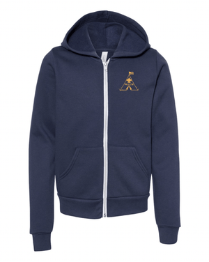 Custom Apparel - Screen Printing - Portland Boy Scouts - Youth Full Zip Hoodie - Fall Portland Boy Scouts - 16577