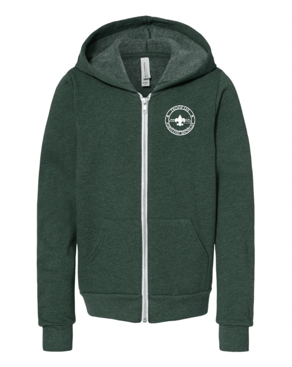 Custom Apparel - Screen Printing - Portland Boy Scouts - Youth Full Zip Hoodie - Portland Boy Scouts - 15725
