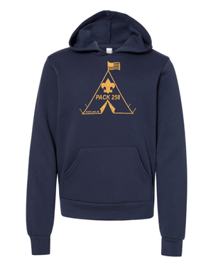 Custom Apparel - Screen Printing - Portland Boy Scouts - Youth Sponge Fleece Hoodie - Fall Portland Boy Scouts - 16577