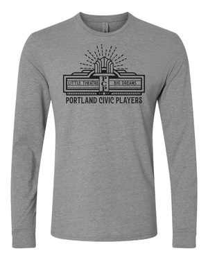 Custom Apparel - Screen Printing - Portland Civic Players LS T-shirt - PCP - 14394