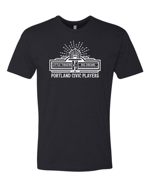 Custom Apparel - Screen Printing - Portland Civic Players T-shirt - PCP - 14394