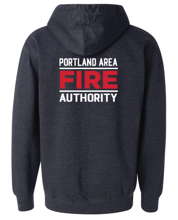 Custom Apparel - Screen Printing - Portland Fire Department - Adult Unisex Hooded Sweatshirt - Hooded Sweatshirt - Portland Fire Department - 14877