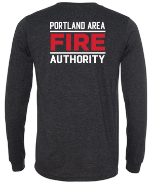 Custom Apparel - Screen Printing - Portland Fire Department - Adult Unisex Long Sleeve T-Shirt - Long Sleeve T-Shirt - Portland Fire Department - 14877