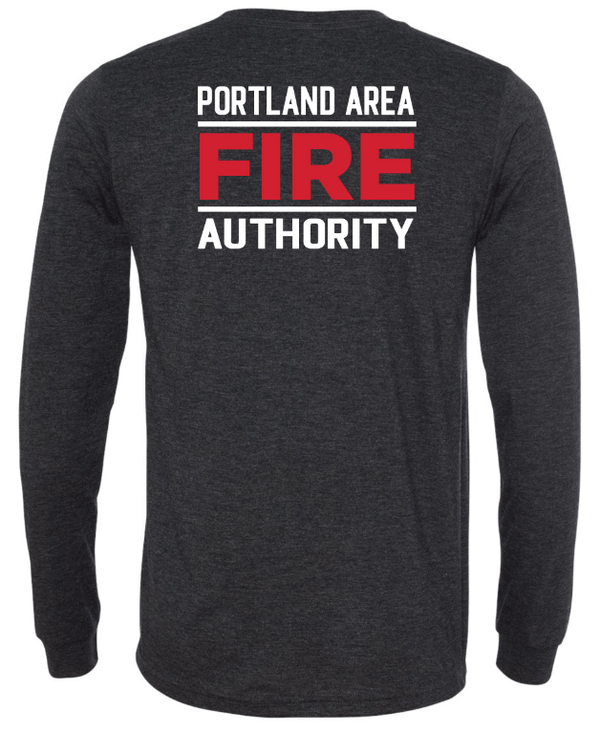 Custom Apparel - Screen Printing - Portland Fire Department - Adult Unisex Long Sleeve T-Shirt - Long Sleeve T-Shirt - Portland Fire Department - 14877