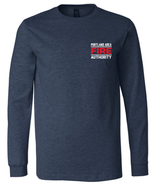 Custom Apparel - Screen Printing - Portland Fire Department - Adult Unisex Long Sleeve T-Shirt - Long Sleeve T-Shirt - Portland Fire Department - 14877