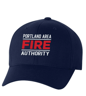 Custom Apparel - Screen Printing - Portland Fire Dept - Cotton Blend Cap Navy - Portland Fire Dept - 16390