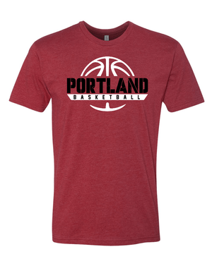Custom Apparel - Screen Printing - Portland Girls Basketball - Adult Unisex CVC T-Shirt - Portland Girls Basketball - 15040