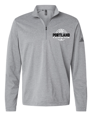 Custom Apparel - Screen Printing - Portland Girls Basketball - Adult Unisex Lightweight 1/4 Zip Pullover - Portland Girls Basketball - 15040