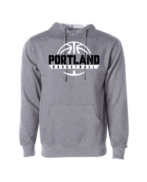 Custom Apparel - Screen Printing - Portland Girls Basketball - Adult Unisex Mid - weight Hoodie - Portland Girls Basketball - 15040