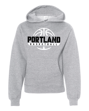Custom Apparel - Screen Printing - Portland Girls Basketball - Youth Hoodie - Portland Girls Basketball - 15040