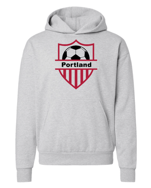 Custom Apparel - Screen Printing - Portland Girls Soccer - Adult Hoodie **Personalization Optional** - Portland Girls Soccer - 17413