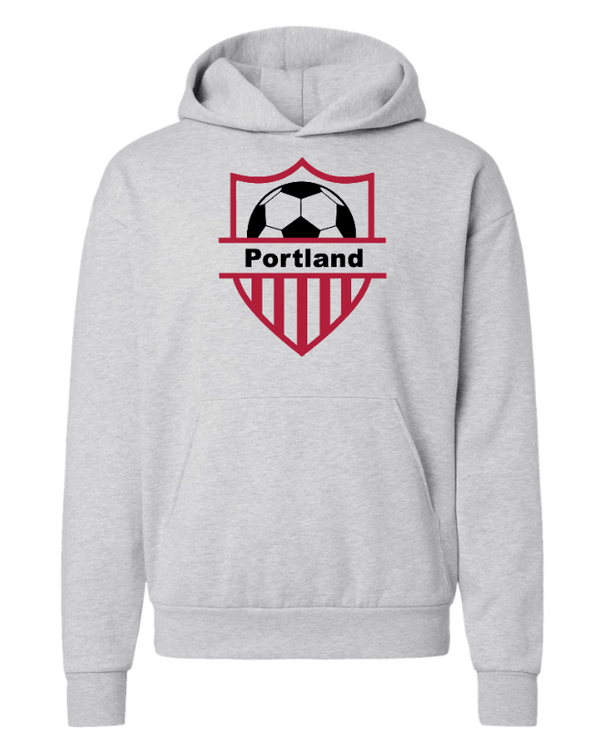 Custom Apparel - Screen Printing - Portland Girls Soccer - Adult Hoodie **Personalization Optional** - Portland Girls Soccer - 17413