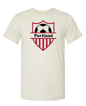 Custom Apparel - Screen Printing - Portland Girls Soccer - Adult Unisex T-Shirt - Portland Girls Soccer - 17413