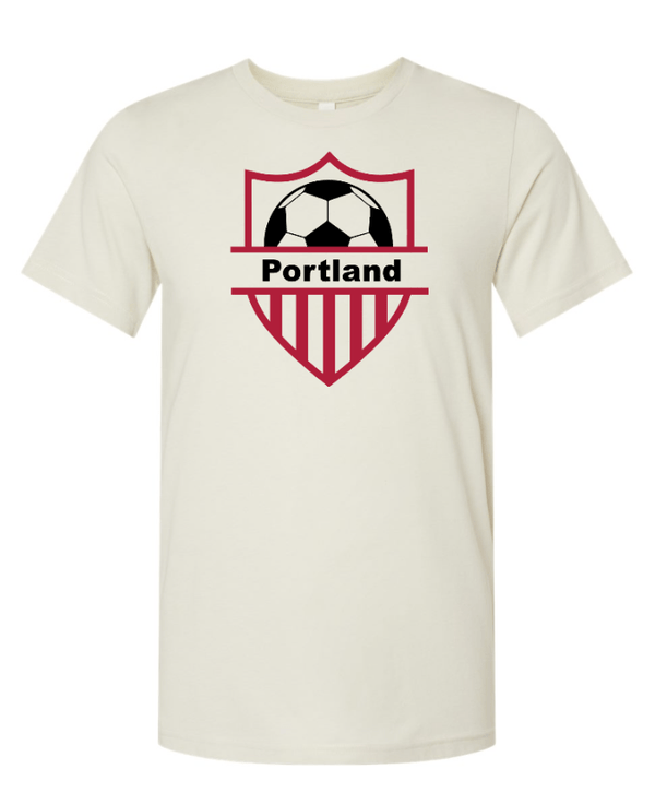Custom Apparel - Screen Printing - Portland Girls Soccer - Adult Unisex T-Shirt - Portland Girls Soccer - 17413