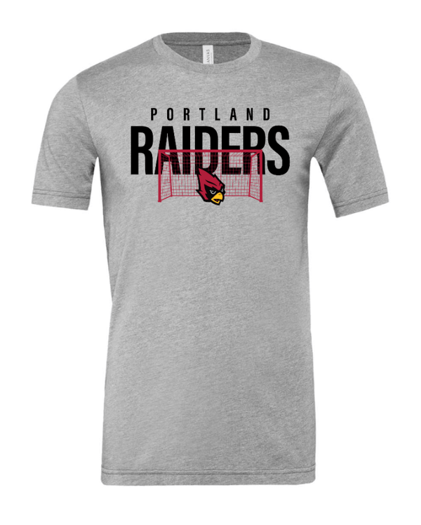 Custom Apparel - Screen Printing - Portland Girls Soccer - Adult Unisex T-Shirt (Raiders Design) - Portland Girls Soccer - 17413