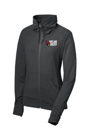 Custom Apparel - Screen Printing - Portland Girls Soccer - Women's Sport - Wick Stretch Full Zip Jacket - Portland Girls Soccer - 17413