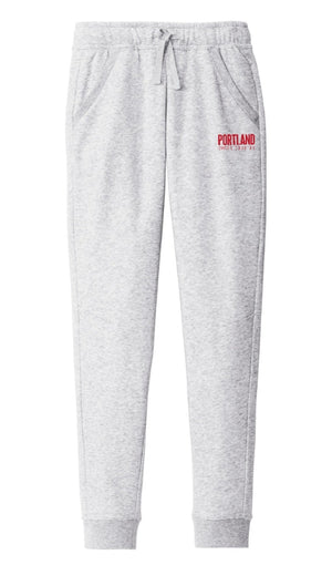 Custom Apparel - Screen Printing - Portland HS Cross Country - Adult Fleece Jogger Light Grey - Portland XC Team - 16400