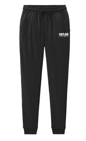 Custom Apparel - Screen Printing - Portland HS Cross Country - Sport Wick Stretch Jogger Black - Portland XC Team - 16400