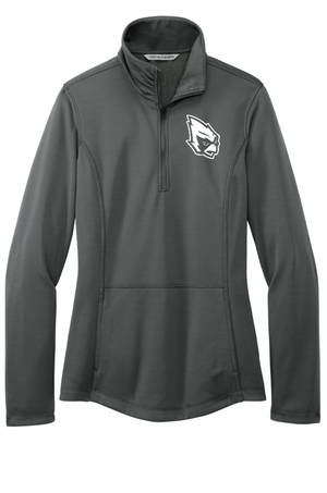 Custom Apparel - Screen Printing - Portland Middle School - Ladies 1/4 Zip - Portland Middle School Fundraiser - 15546