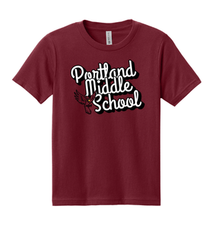 Custom Printed Apparel | Portland MS Back to School 25/26 - Youth Cotton T-Shirt - Portland MS BTS - 18203