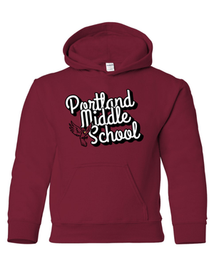 Custom Printed Apparel | Portland MS Back to School 25/26 - Youth Heavy Blend Hoodie - Portland MS BTS - 18203