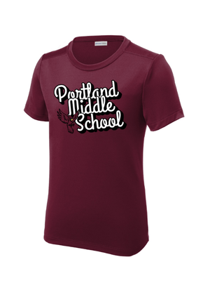 Custom Printed Apparel | Portland MS Back to School 25/26 - Youth Performance Tee - Portland MS BTS - 18203