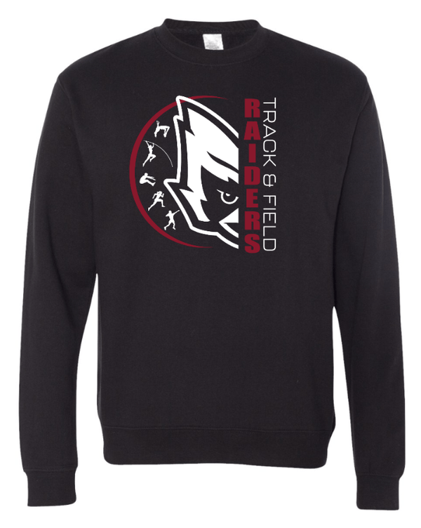 Custom Apparel - Screen Printing - Portland MS Track and Field 2025 - Midweight Crewneck Sweatshirt - Portland MS Track and Field 2025 - 17337