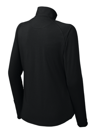 Custom Apparel - Screen Printing - Portland MS Track and Field 2025 - Women's Sport Wick Stretch Quarter Zip Pullover - Portland MS Track and Field 2025 - 17337