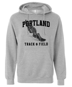 Custom Apparel - Screen Printing - Portland MS Track and Field - Adult Unisex Hooded Sweatshirt - Portland MS Track and Field - 15456