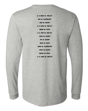 Custom Apparel - Screen Printing - Portland MS Track and Field - Adult Unisex Long Sleeve T-Shirt - Portland MS Track and Field - 15456