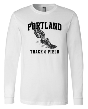 Custom Apparel - Screen Printing - Portland MS Track and Field - Adult Unisex Long Sleeve T-Shirt - Portland MS Track and Field - 15456