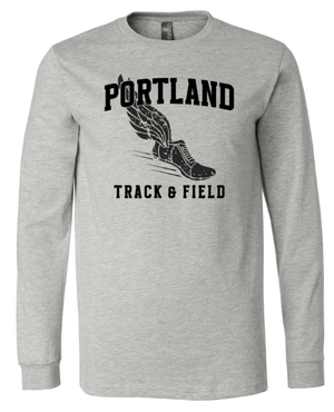 Custom Apparel - Screen Printing - Portland MS Track and Field - Adult Unisex Long Sleeve T-Shirt - Portland MS Track and Field - 15456