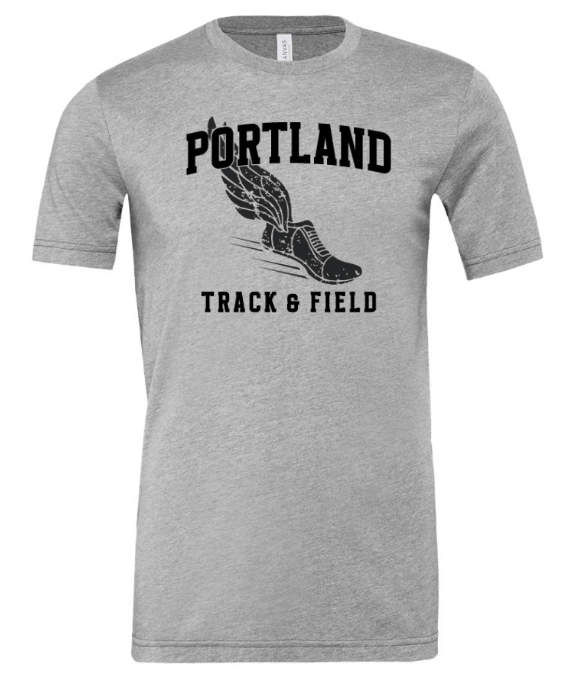 Custom Apparel - Screen Printing - Portland MS Track and Field - Adult Unisex T-Shirt - Portland MS Track and Field - 15456