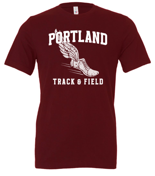 Custom Apparel - Screen Printing - Portland MS Track and Field - Adult Unisex T-Shirt - Portland MS Track and Field - 15456